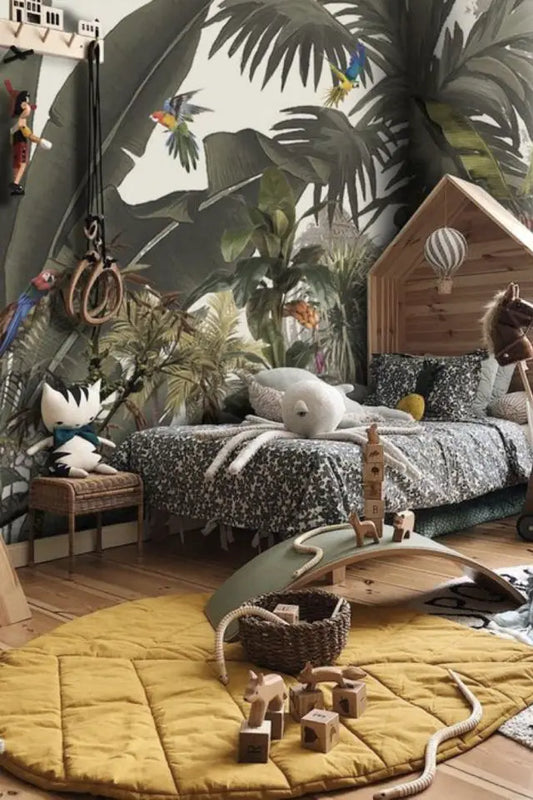 Comment Intégrer des Animaux Exotiques dans la Décoration de la Chambre de Votre Enfant