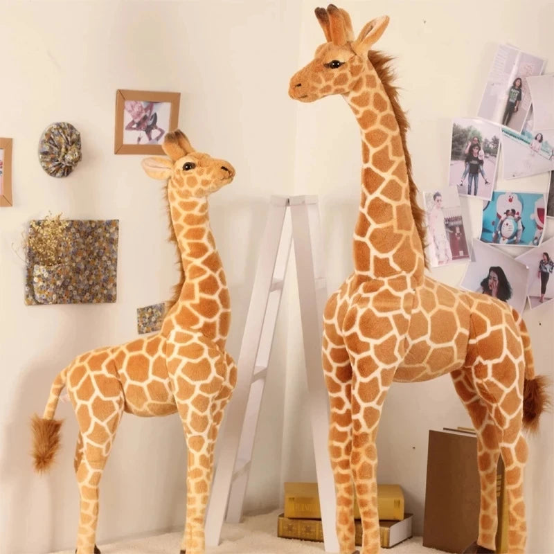 Mes animaux déco- Girafe en peluche géante jouet pour enfants
