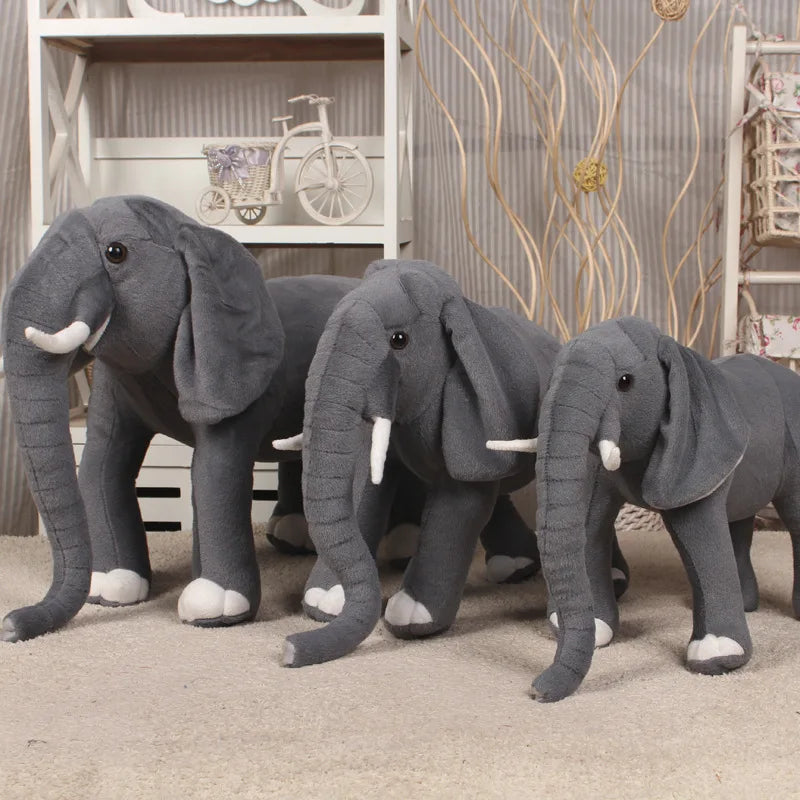 Peluche Géante Mon Grand Éléphant - décoration Chambre d'Enfant