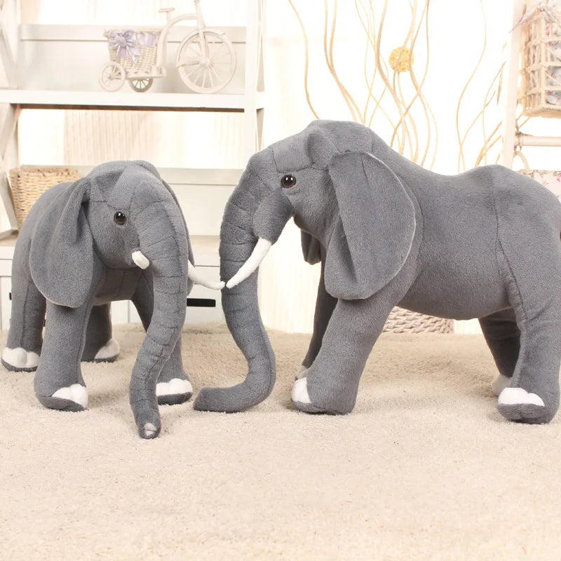 Peluche Géante Mon Grand Éléphant - décoration Chambre d'Enfant