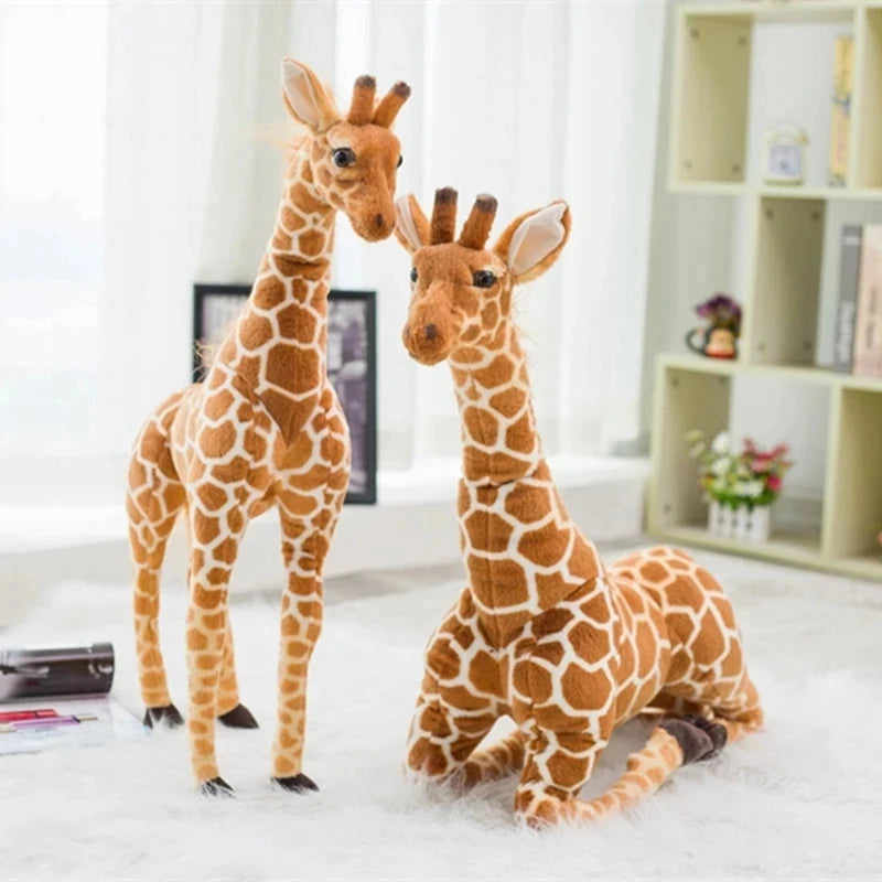 Mes animaux déco- Girafe en peluche géante jouet pour enfants