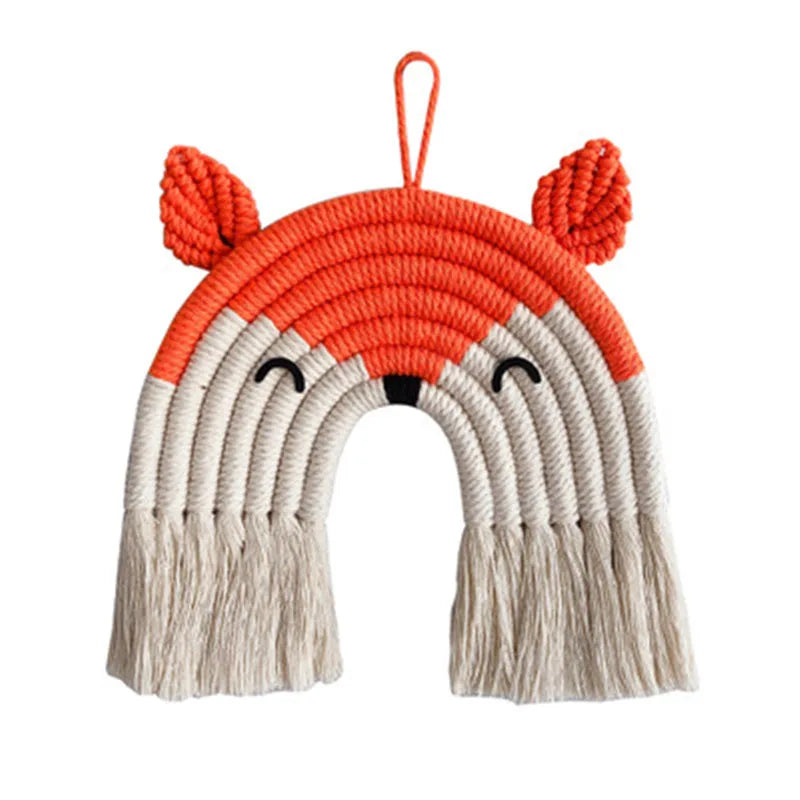 Pendentif Mural en Macramé - Mes animaux déco.
