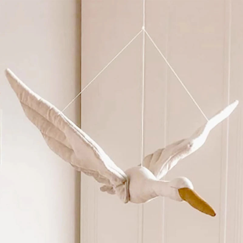 Décoration Murale Cygne en Peluche - Mes animaux déco
