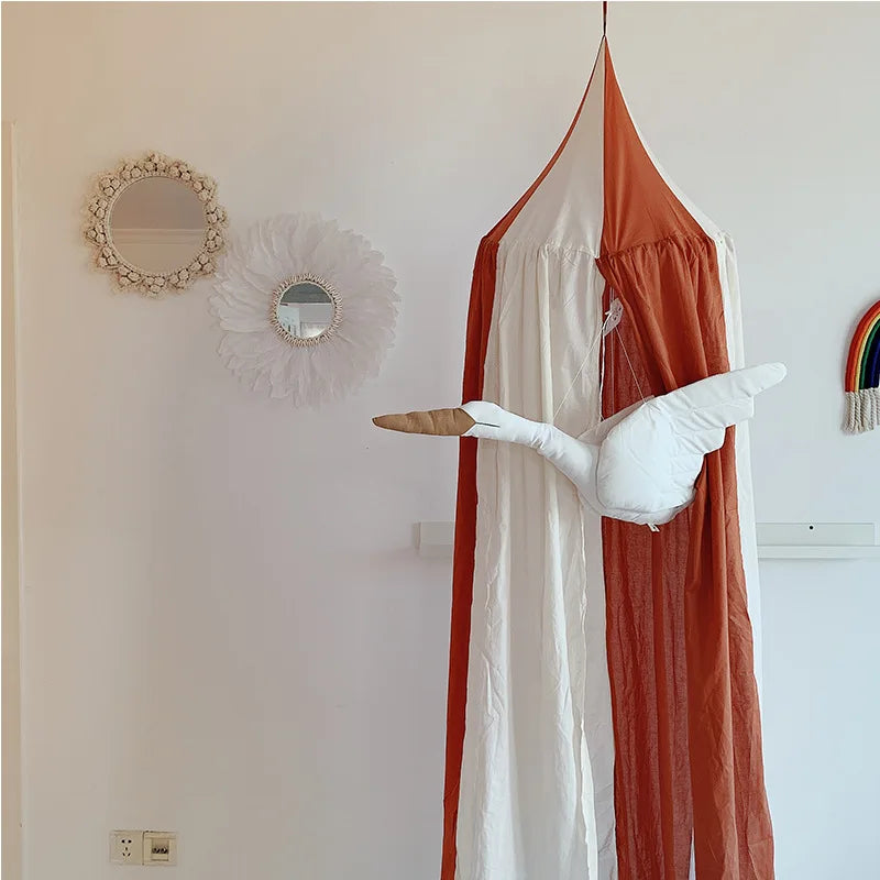 Décoration Murale Cygne en Peluche - Mes animaux déco