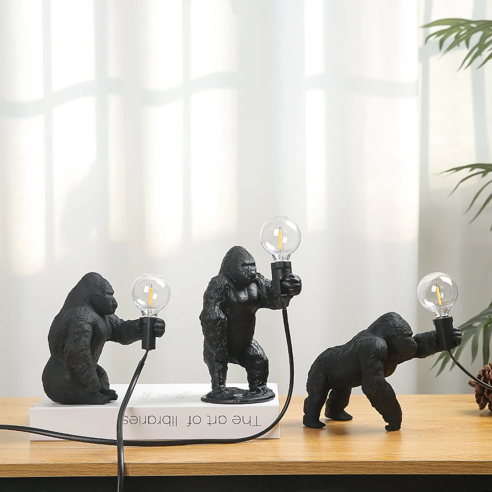 Lampe de Table Gorille - Mes animaux déco