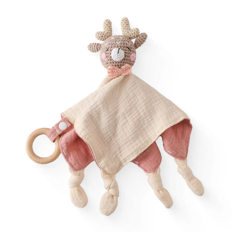 Mes anilaux déco - Doudou Animaux avec Anneau de Dentition