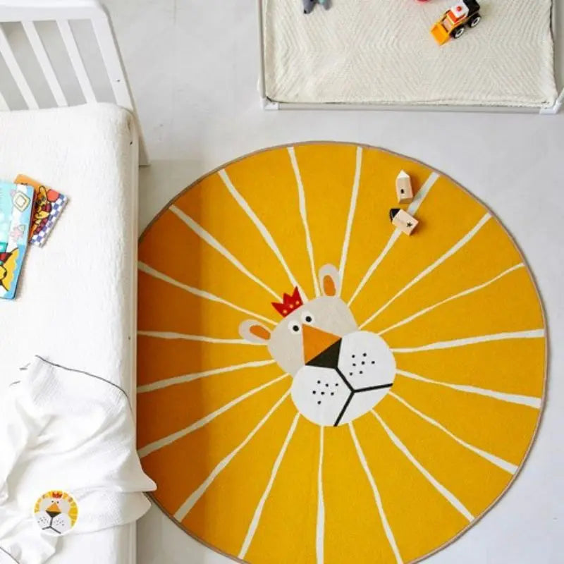 Le Tapis Lion Safari Douillet de Mes animaux déco