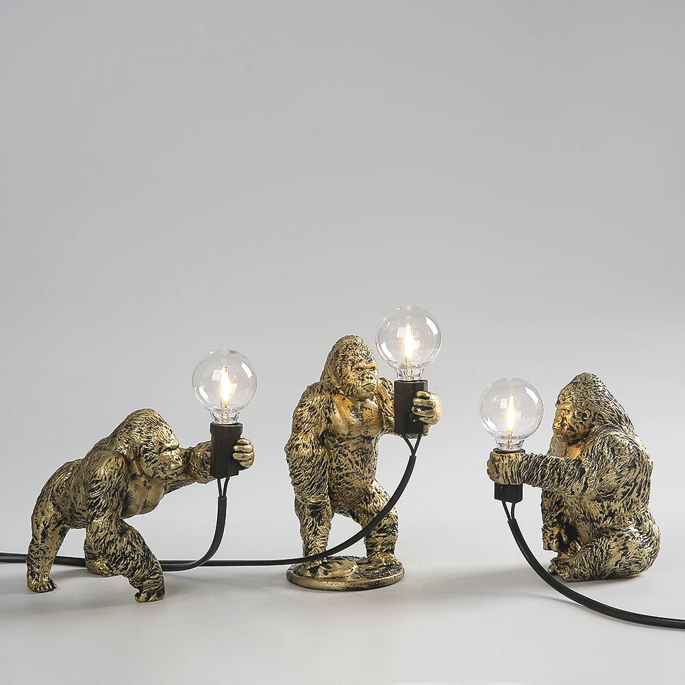 Lampe de Table Gorille - Mes animaux déco