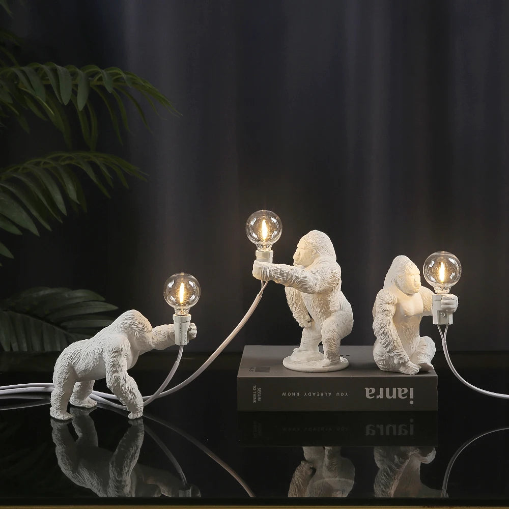 Lampe de Table Gorille - Mes animaux déco