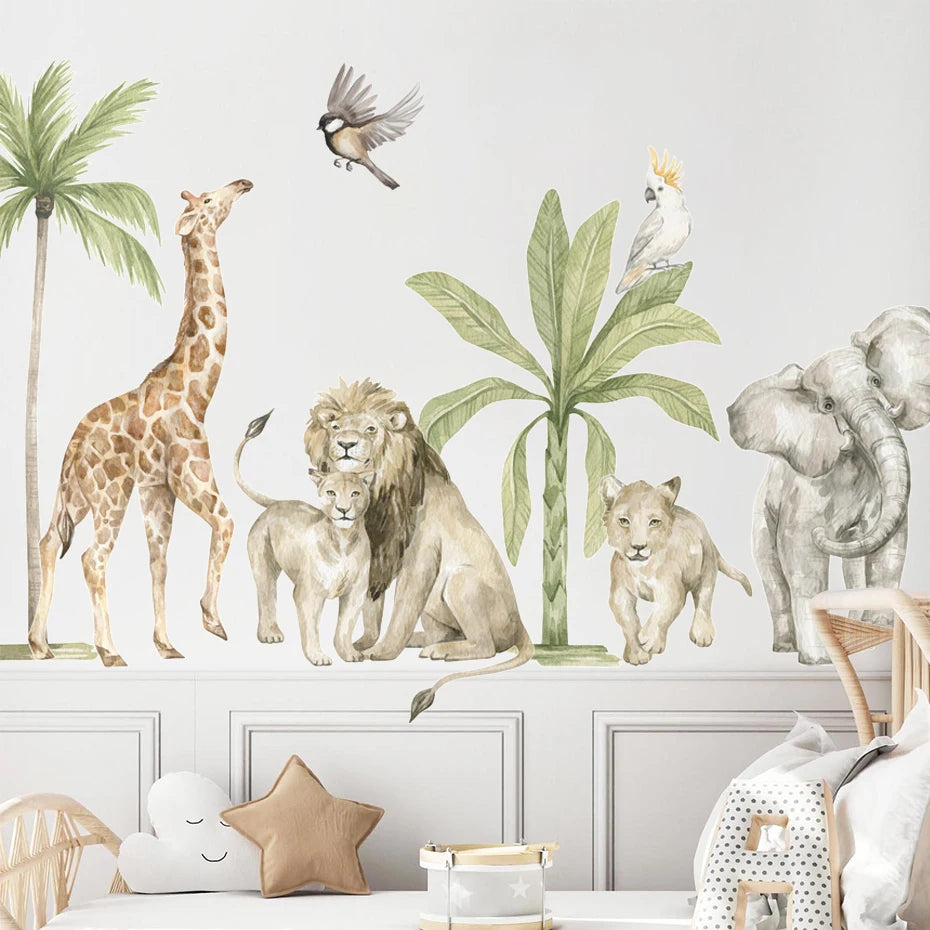 Stickers Muraux "Safari sauvage"