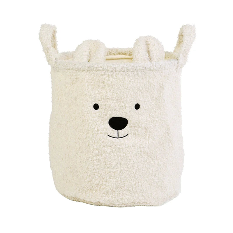 Mes Animaux Déco - chambre enfant - Panier Ours en Peluche
