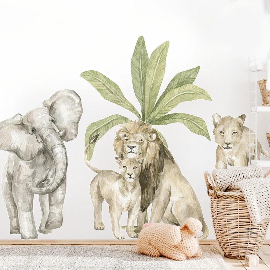 Stickers Muraux "Safari sauvage"