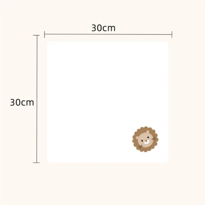 Serviette pour bébé - Mes animaux déco