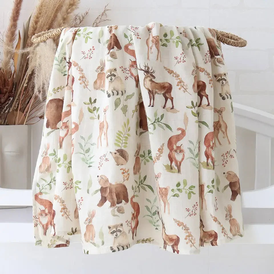 Couverture d'Emmaillotage pour Bébé - Mes animaux déco