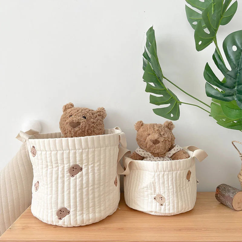 Mes animaux déco- Paniers de Rangement Petit Ours - chambre enfant