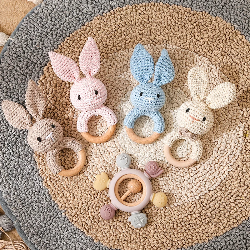 Mes animaux déco - hochet un jouet en bois Montessori - bebe