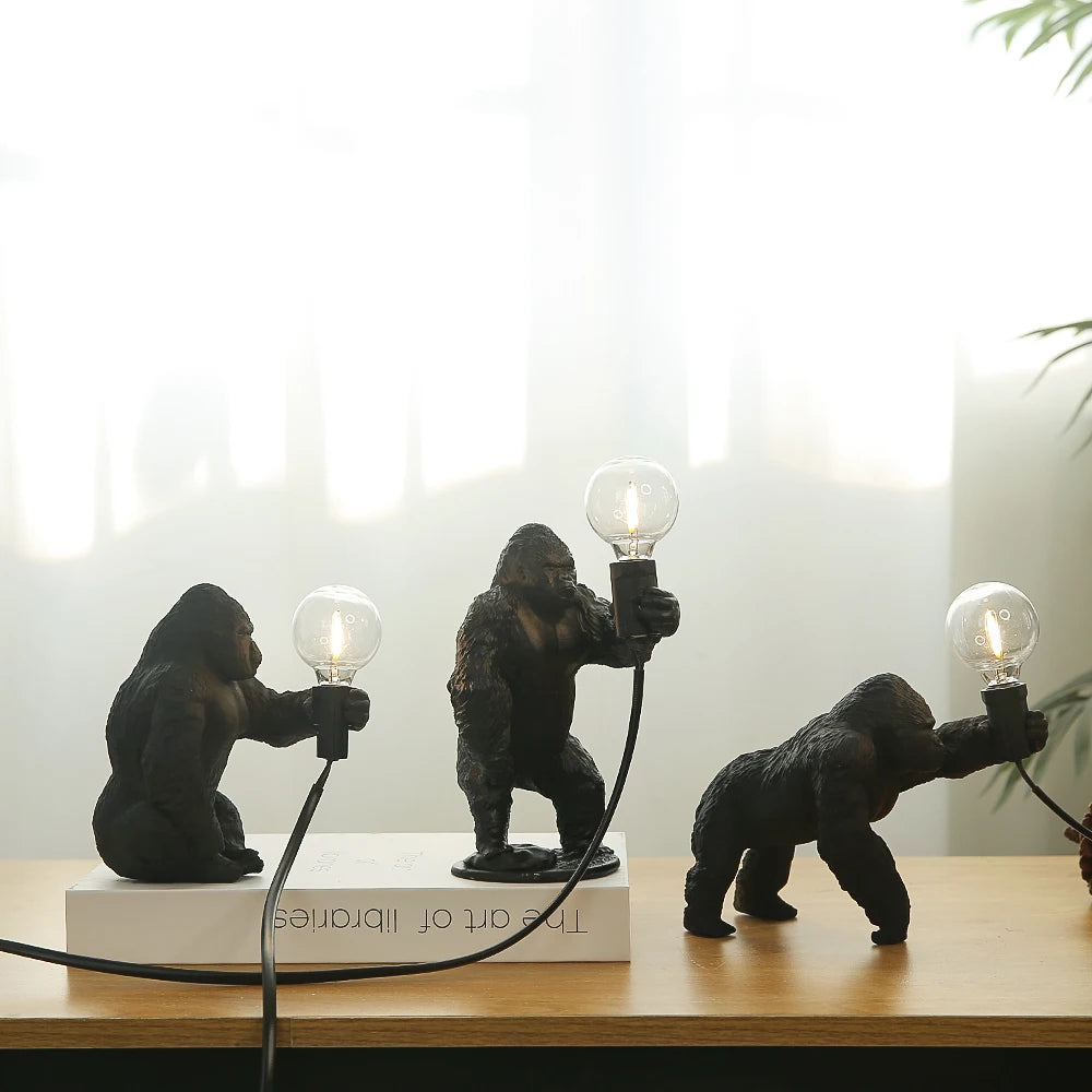Lampe de Table Gorille - Mes animaux déco