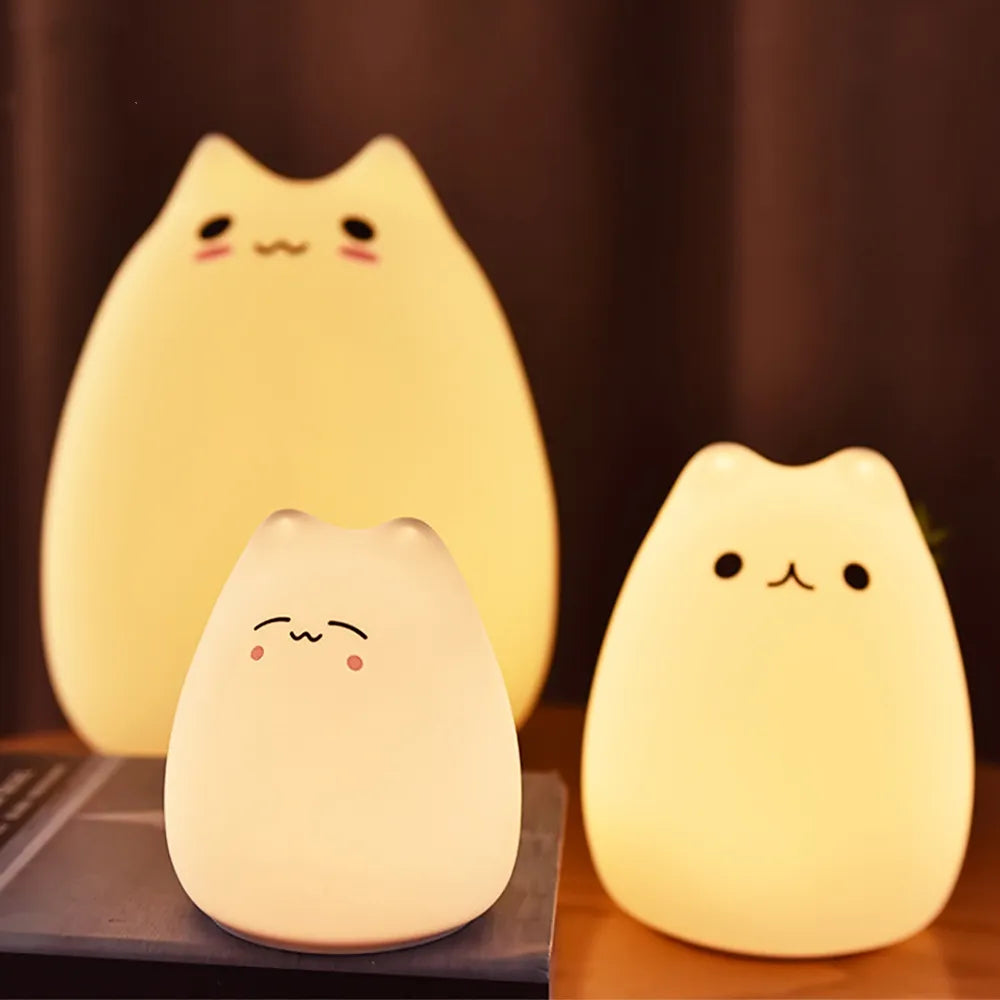 Mes animaux déco - Veilleuse Lampe Chaton