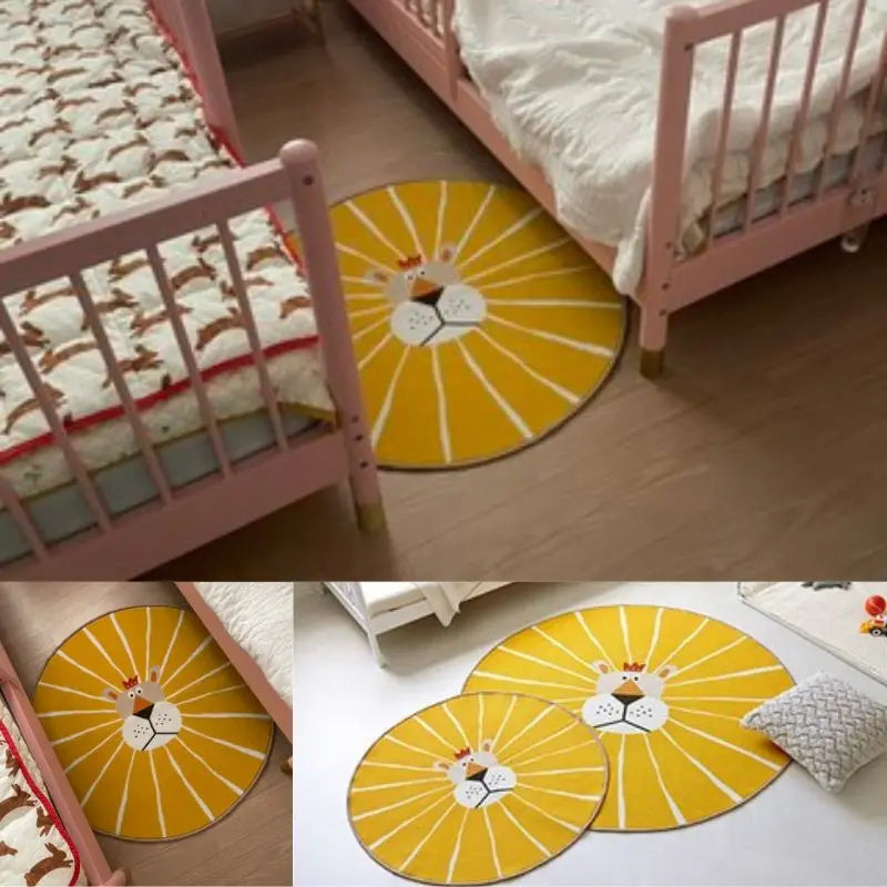 Le Tapis Lion Safari Douillet de Mes animaux déco