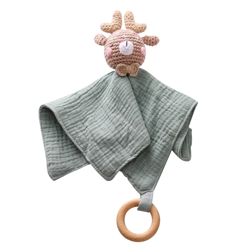 Mes anilaux déco - Doudou Animaux avec Anneau de Dentition
