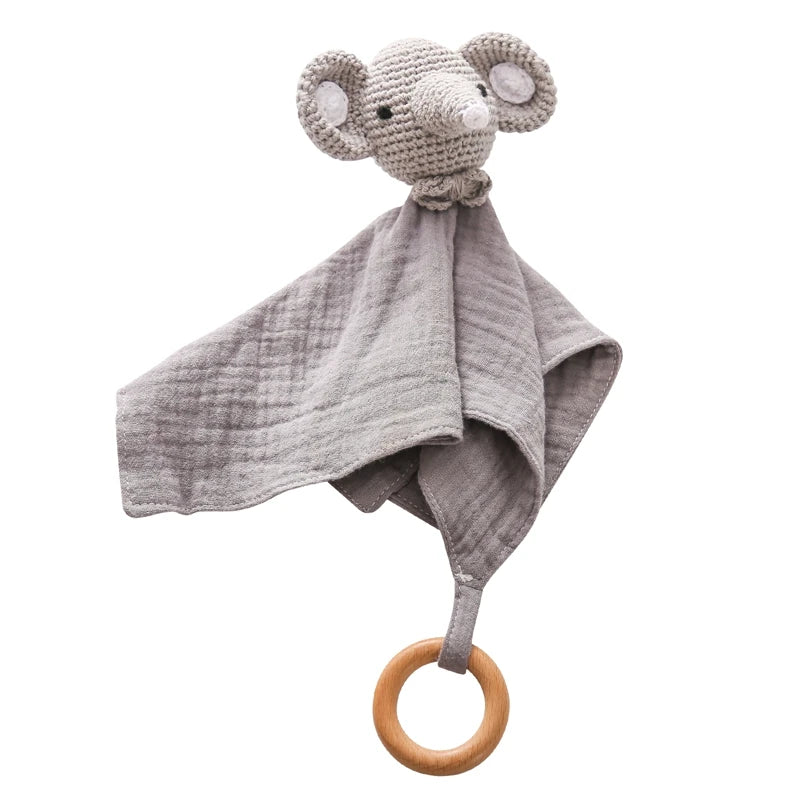 Mes anilaux déco - Doudou Animaux avec Anneau de Dentition