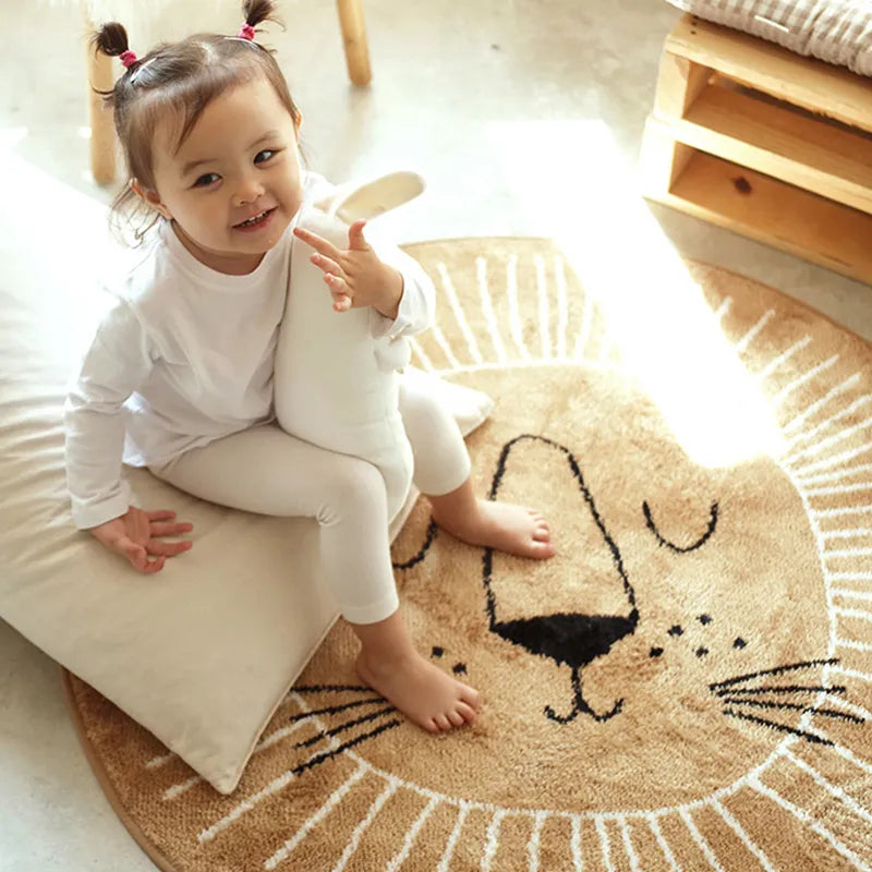 Tapis animaux dessins animés