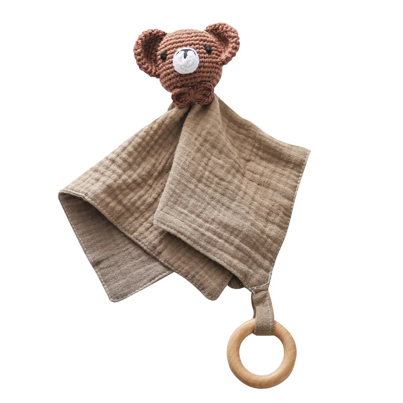 Mes anilaux déco - Doudou Animaux avec Anneau de Dentition