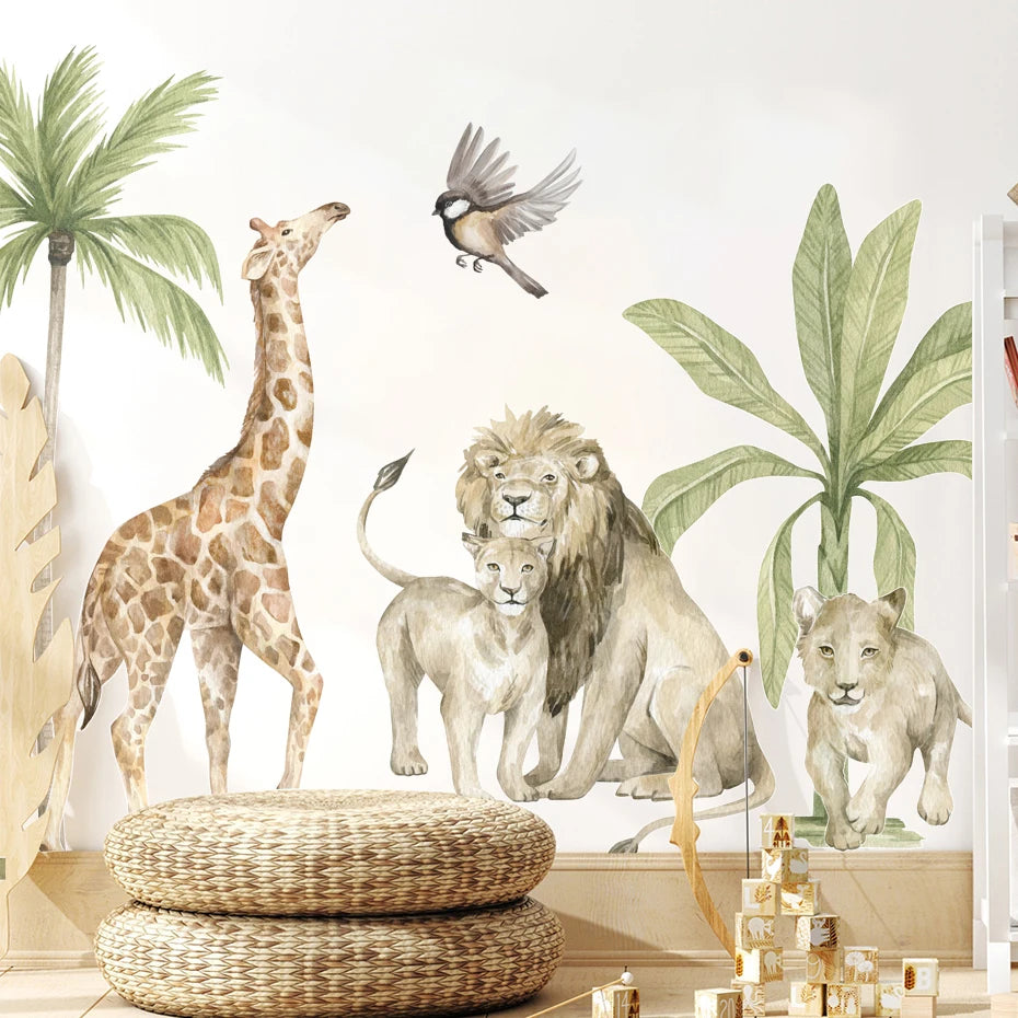 Stickers Muraux "Safari sauvage"