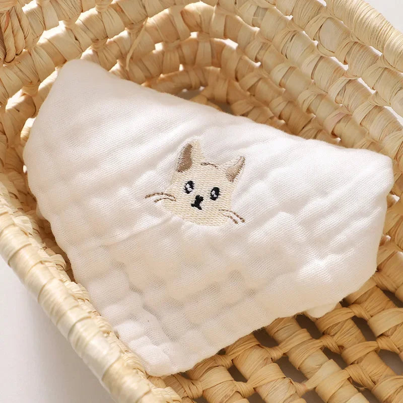 Serviette pour bébé - Mes animaux déco