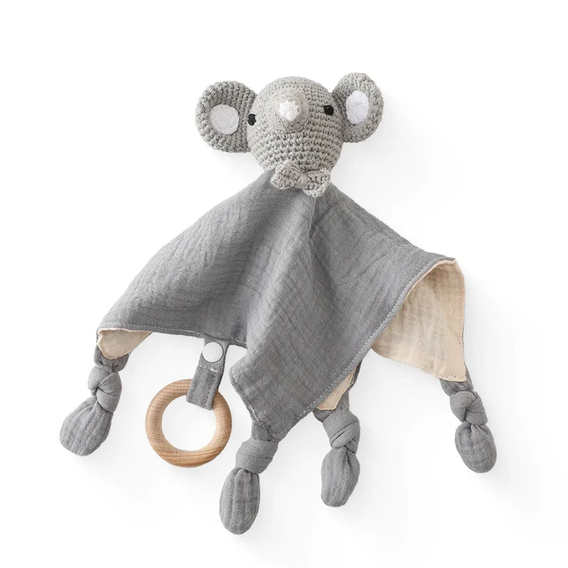 Mes anilaux déco - Doudou Animaux avec Anneau de Dentition