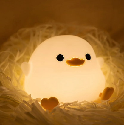 Mes animaux déco- Veilleuse Poussin en Silicone - Lumière Douce pour Nuits enfant