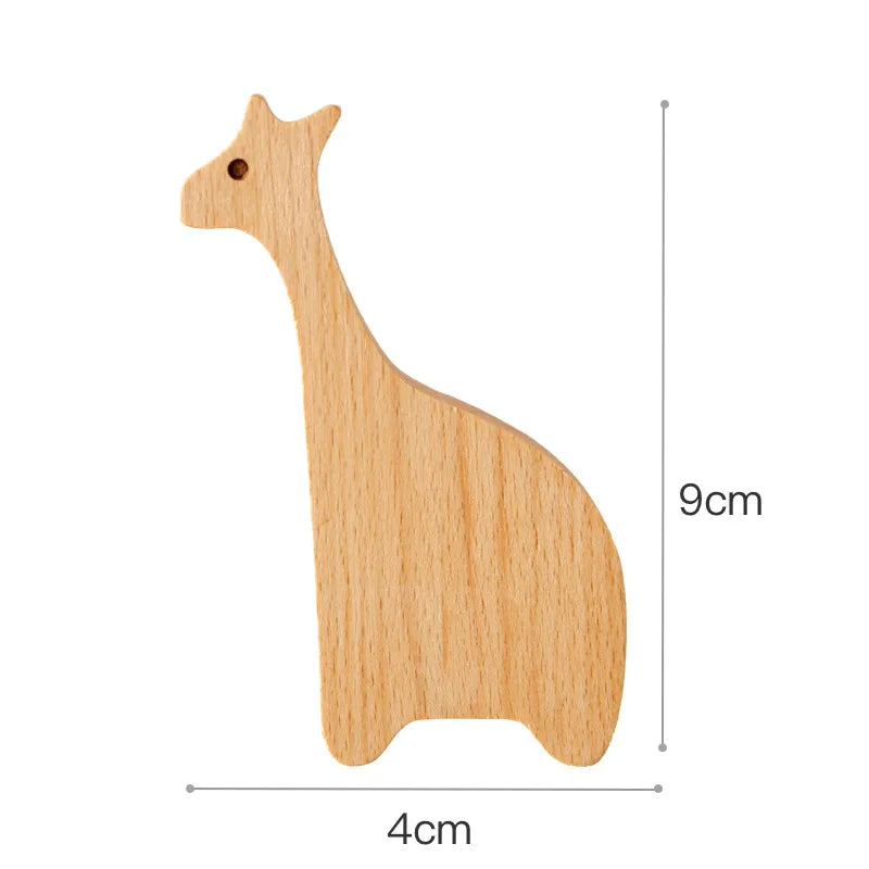 Crochets en Bois Animaliers de Mes animaux déco