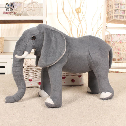 Peluche Géante Mon Grand Éléphant - décoration Chambre d'Enfant