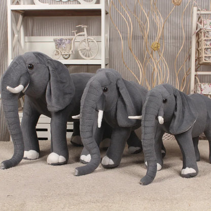 Peluche Géante Mon Grand Éléphant - décoration Chambre d'Enfant