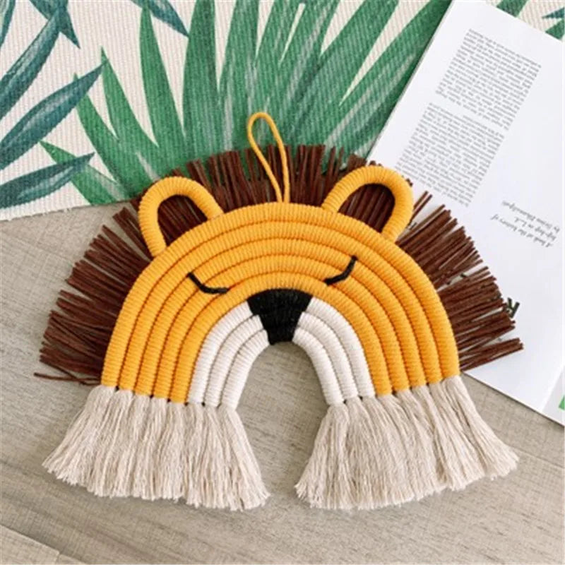 Pendentif Mural en Macramé - Mes animaux déco.