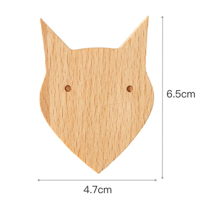 Crochets en Bois Animaliers de Mes animaux déco