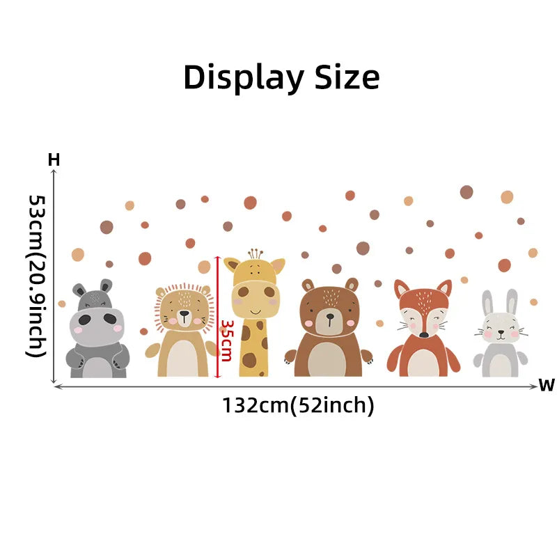 Mes animaux déco - Autocollants Animaux - chambre enfant
