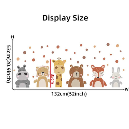 Mes animaux déco - Autocollants Animaux - chambre enfant