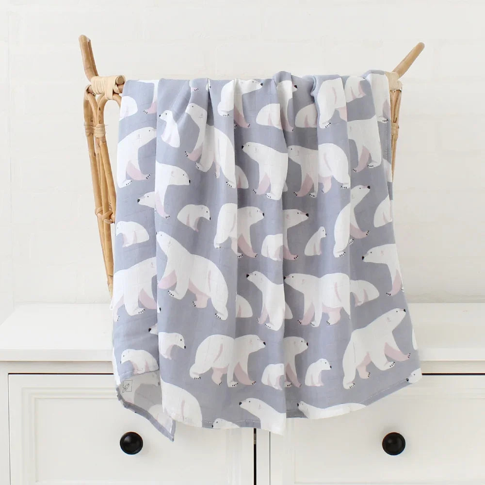 Couverture d'Emmaillotage pour Bébé - Mes animaux déco