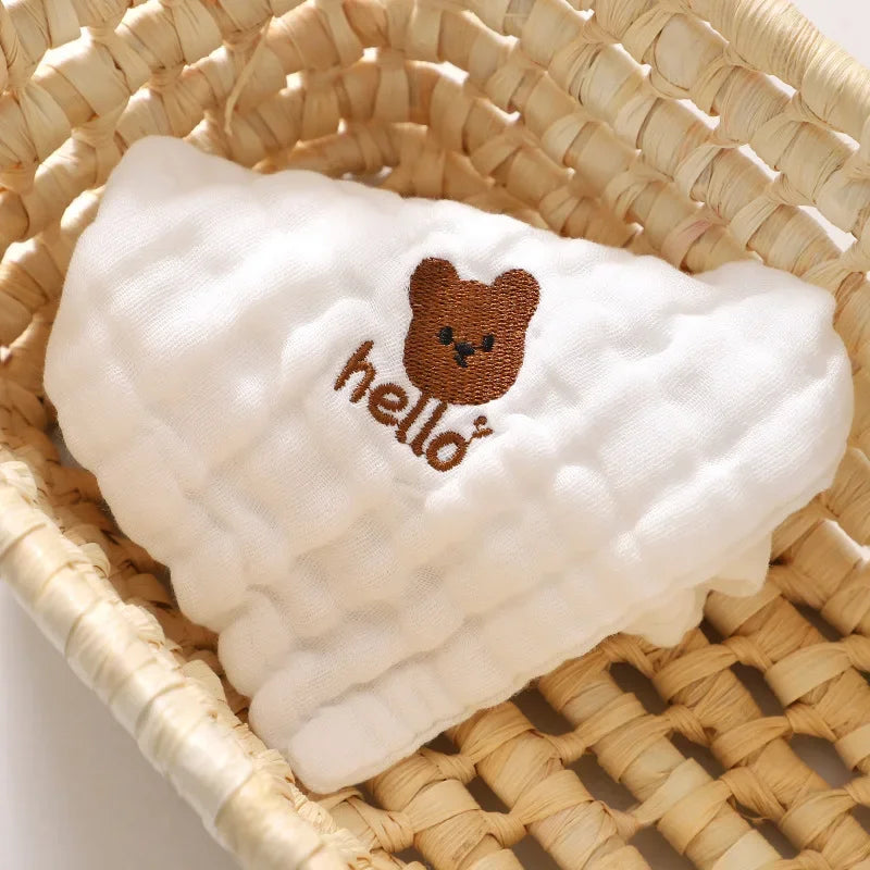 Serviette pour bébé - Mes animaux déco