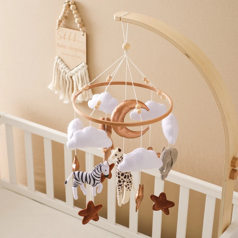 Mes animaux déco - cloche de lit en bois
