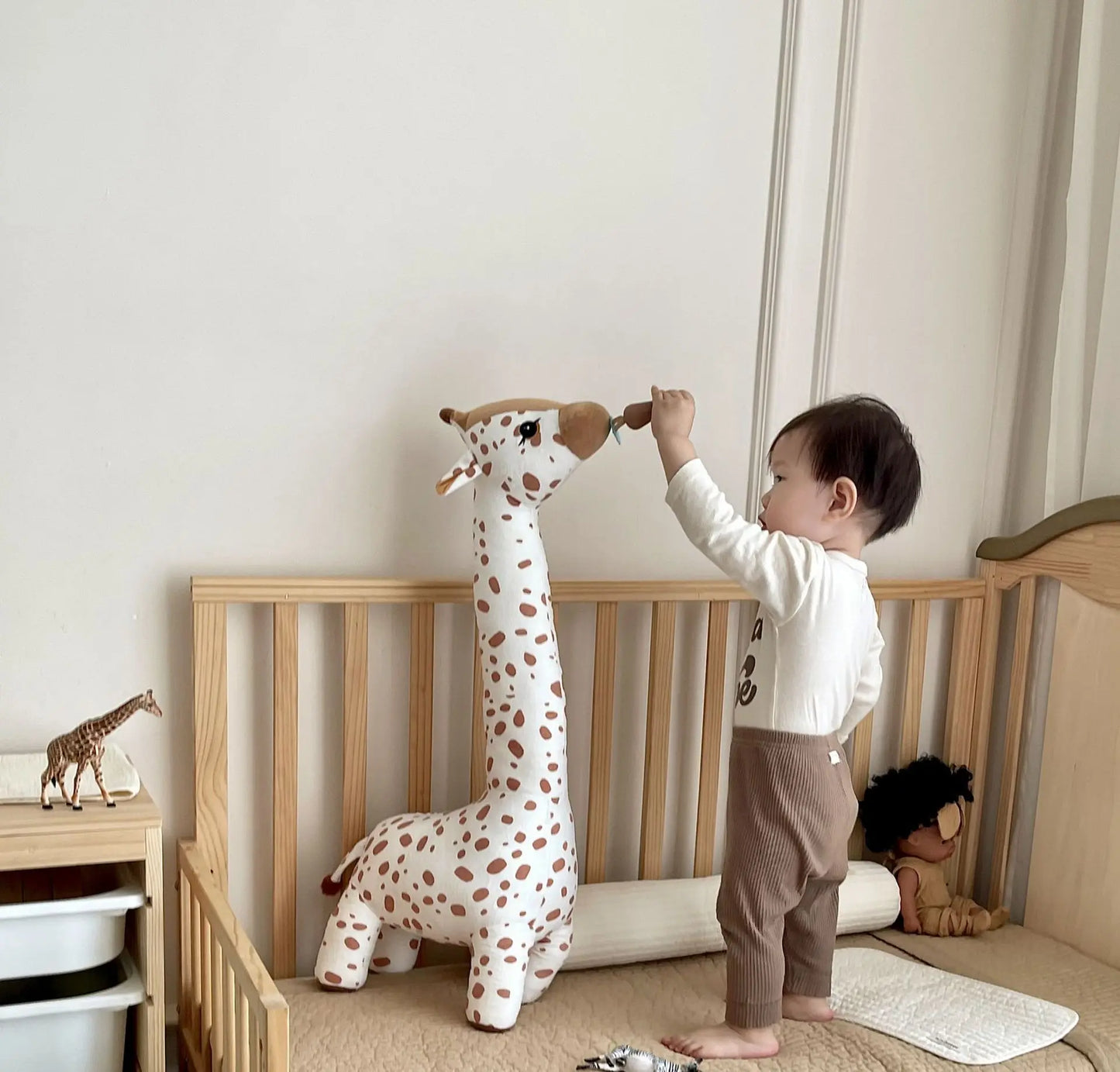 Mes animaux déco - Peluche Girafe de 40 cm