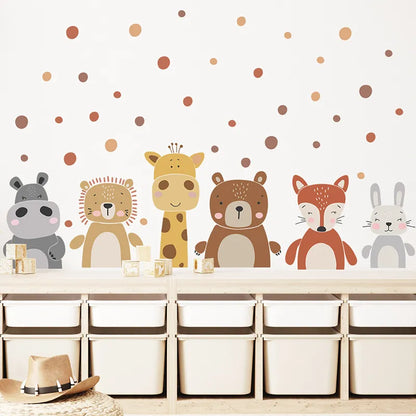 Mes animaux déco - Autocollants Animaux - chambre enfant