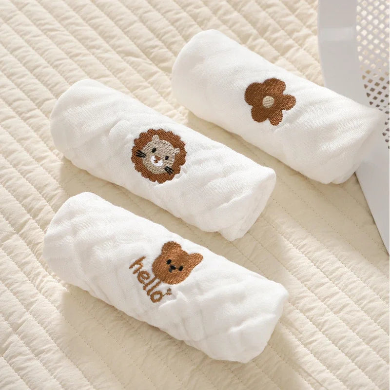 Serviette pour bébé - Mes animaux déco