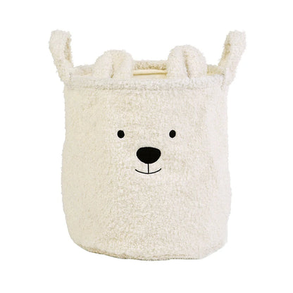 Mes Animaux Déco - chambre enfant - Panier Ours en Peluche