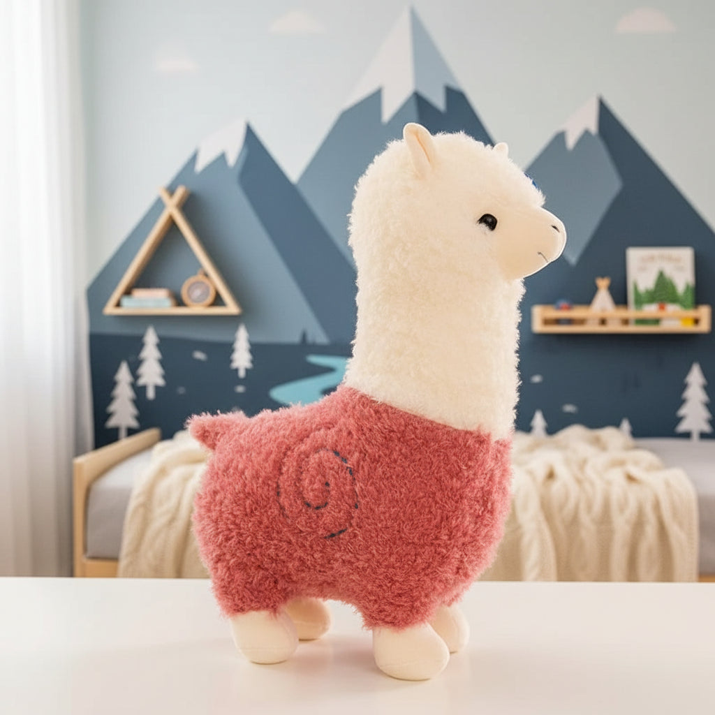Peluche Alpaga XXL - Décoratif Chambre Enfant - Mes Animaux Déco