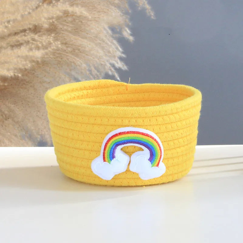 Panier de Rangement Tissé à la Main