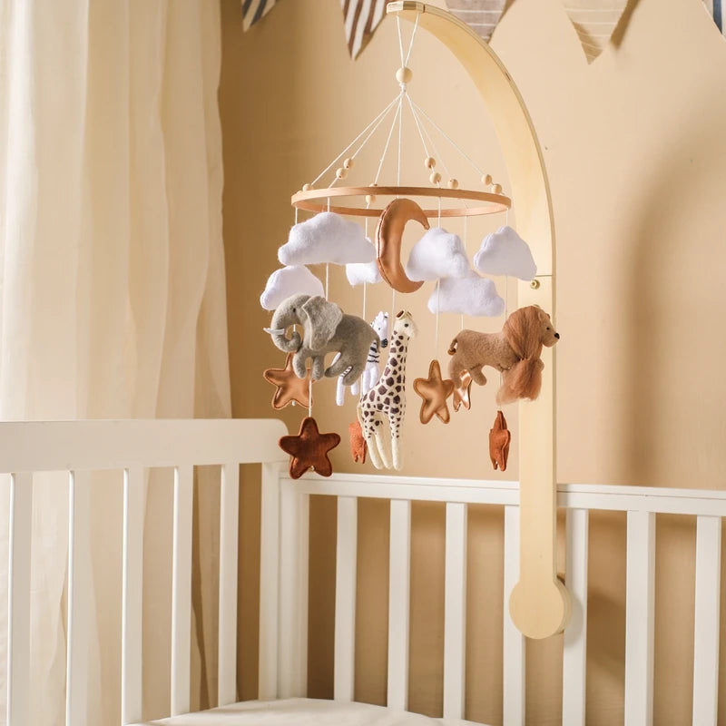 Mes animaux déco - cloche de lit en bois