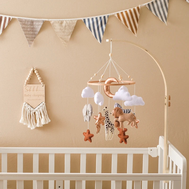 Mes animaux déco - cloche de lit en bois