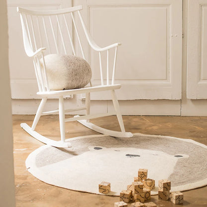 Tapis ronds animaux mignons